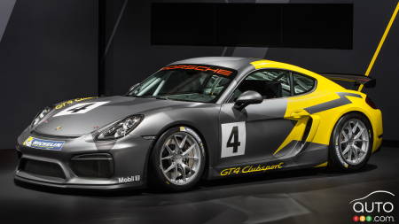 Los Angeles 2015: Porsche Cayman GT4 Clubsport, for the track only